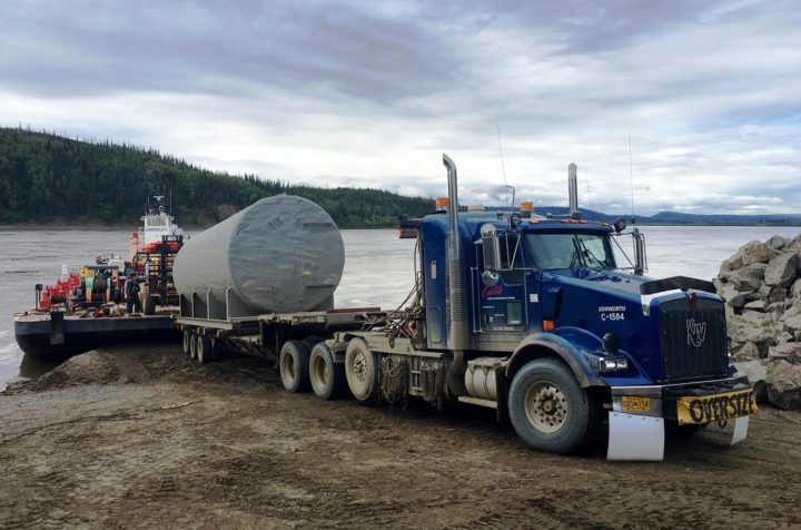 Barge Loading at Yukon River